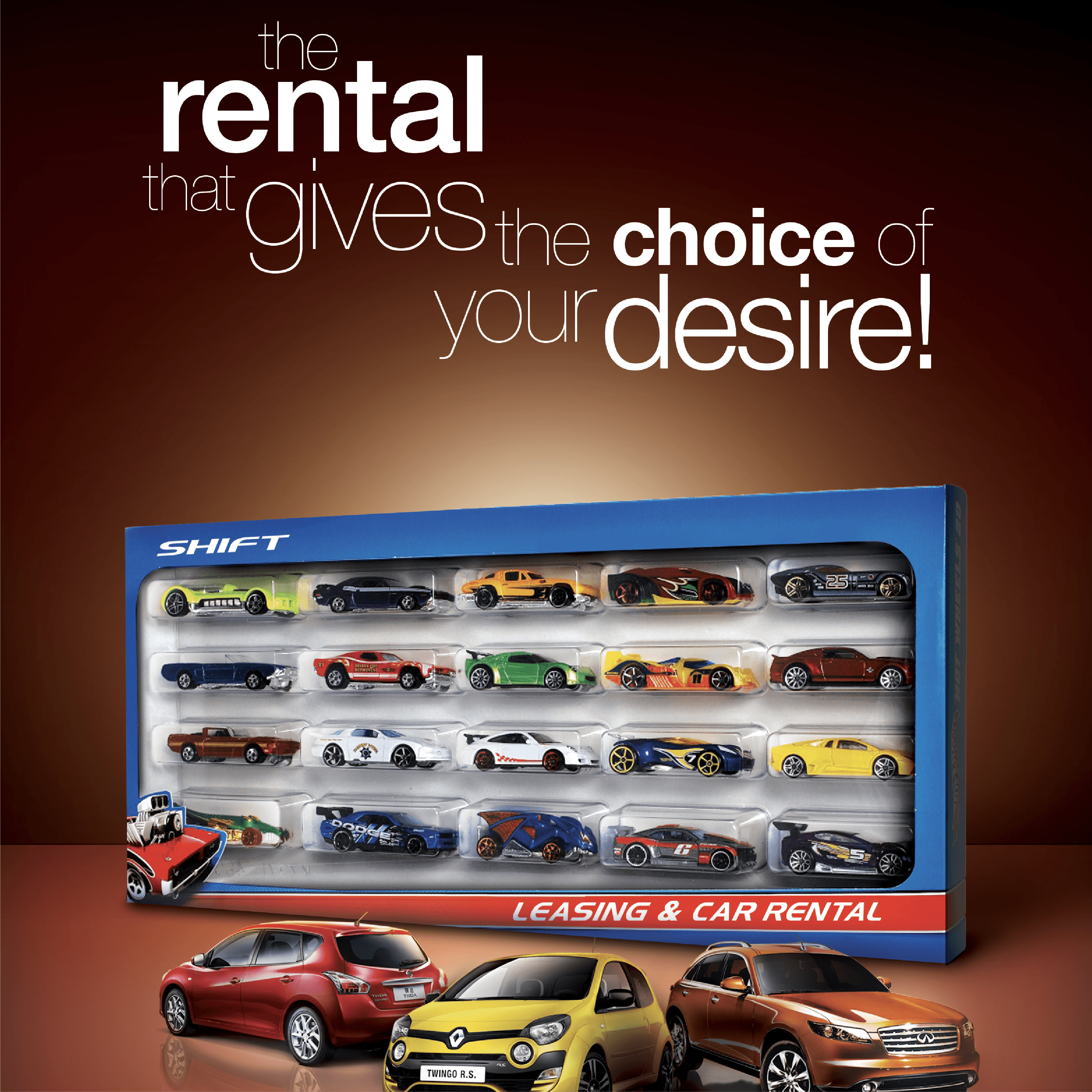 Rear view of black car